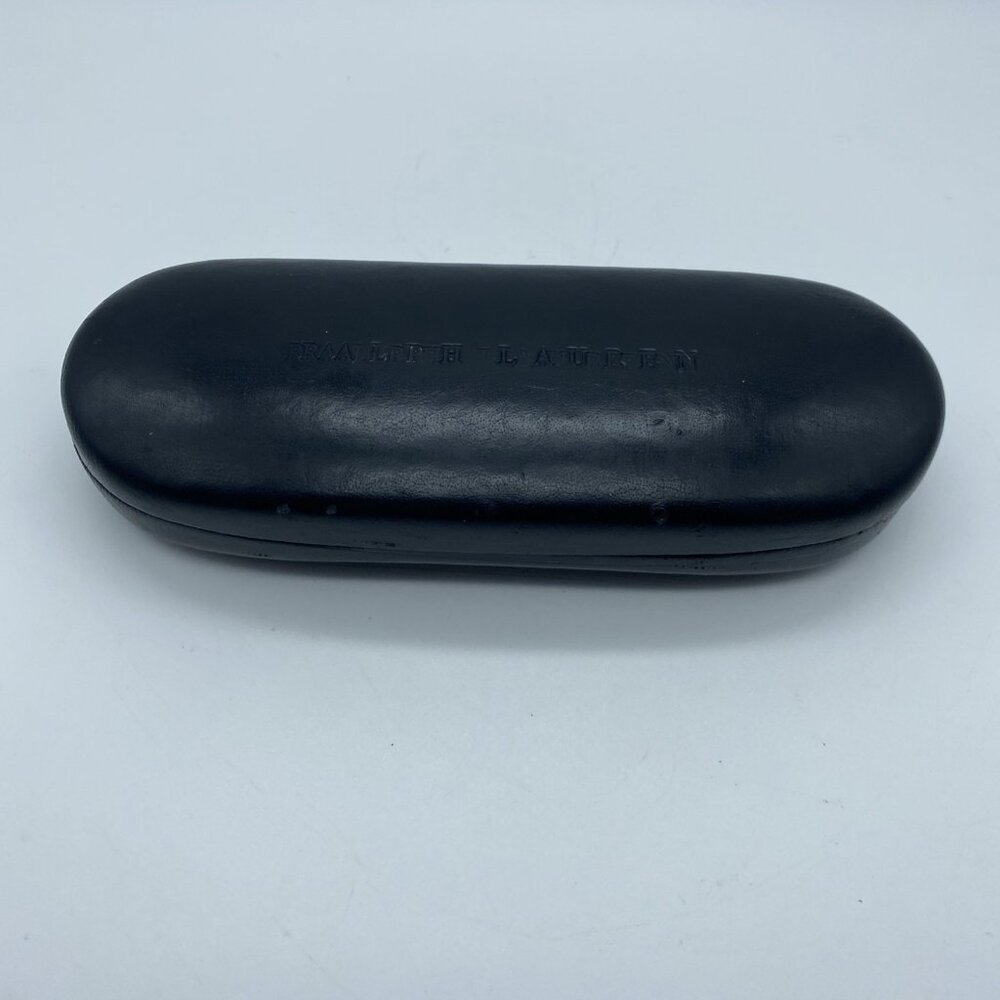 Ralph Lauren Polo Black Clamshell Glasses Sunglasses Hard Case 6.25 x 2.5 x 1